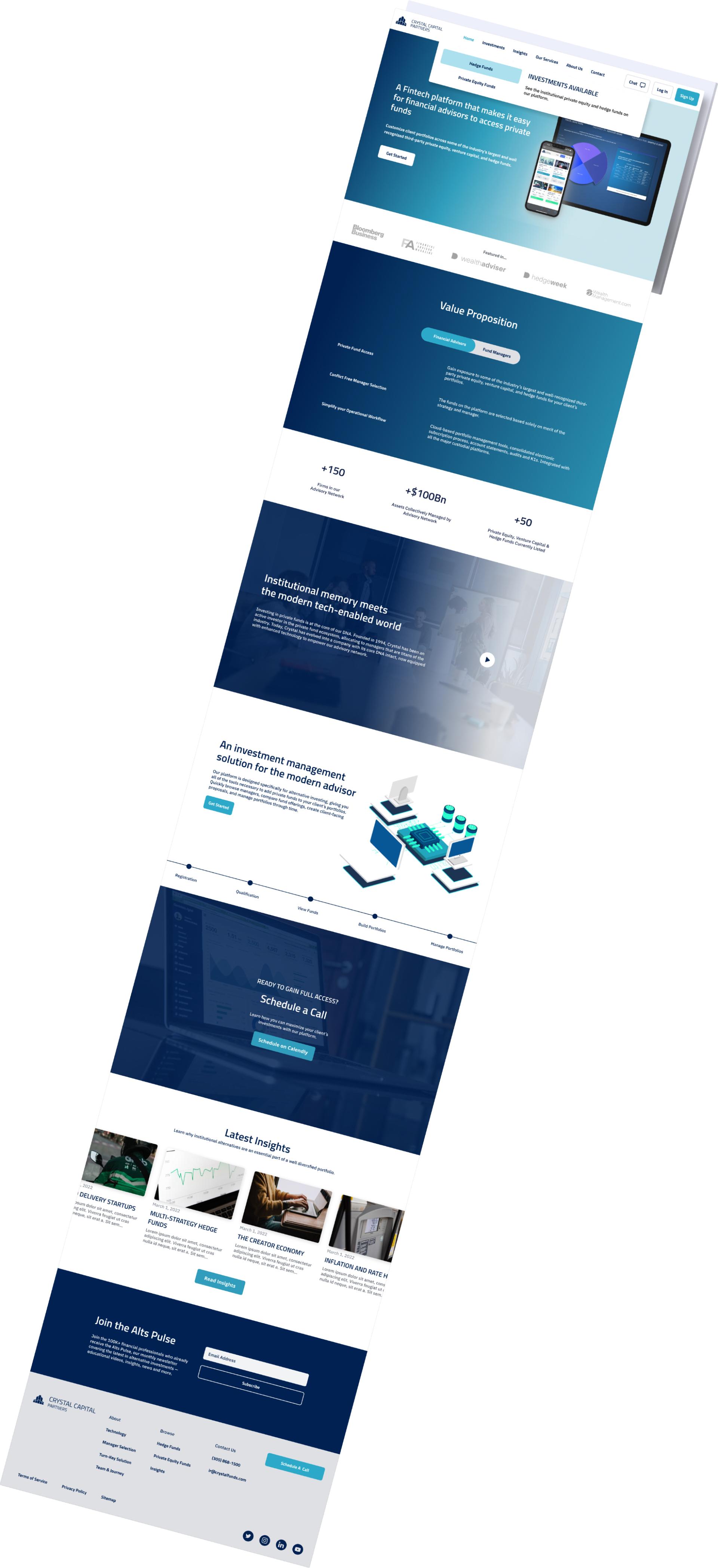 Crystal Capital App Screen