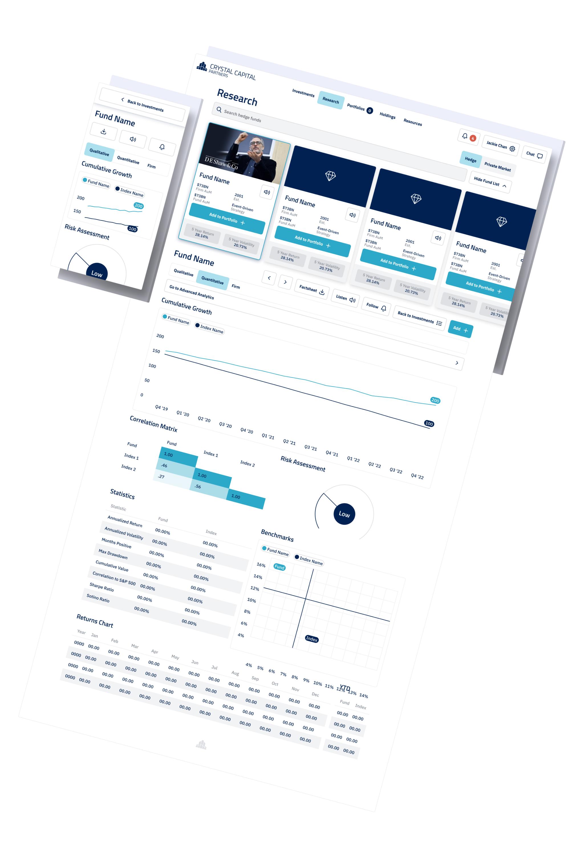 Crystal Capital App Screen