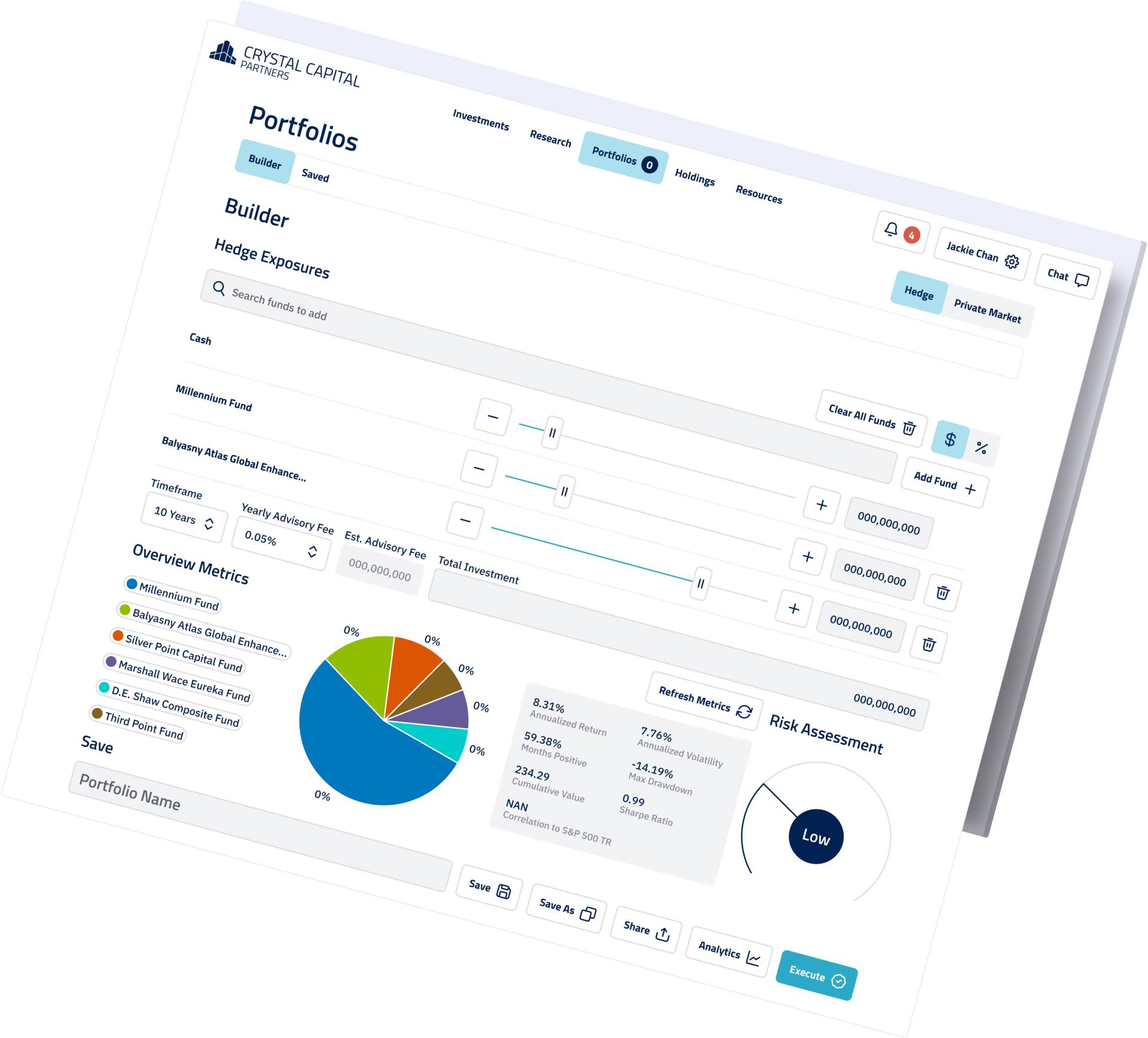 Crystal Capital App Screen
